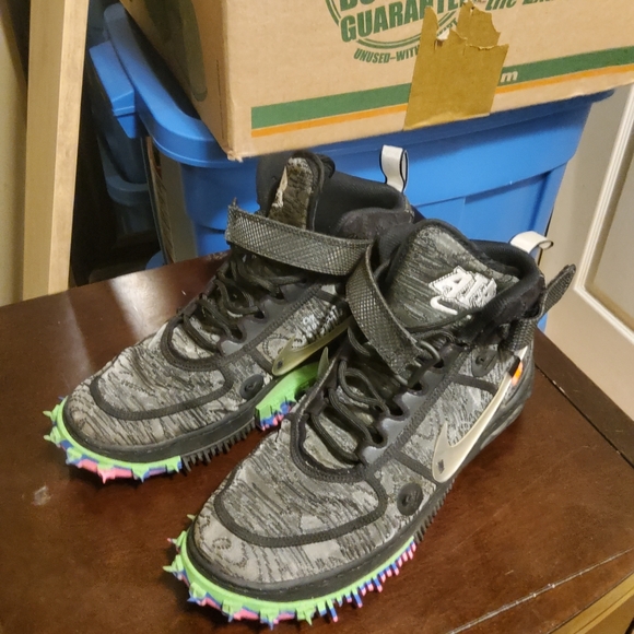 Off-White x Nike AF1 Mid Black // Men's US11 - Picture 3 of 7